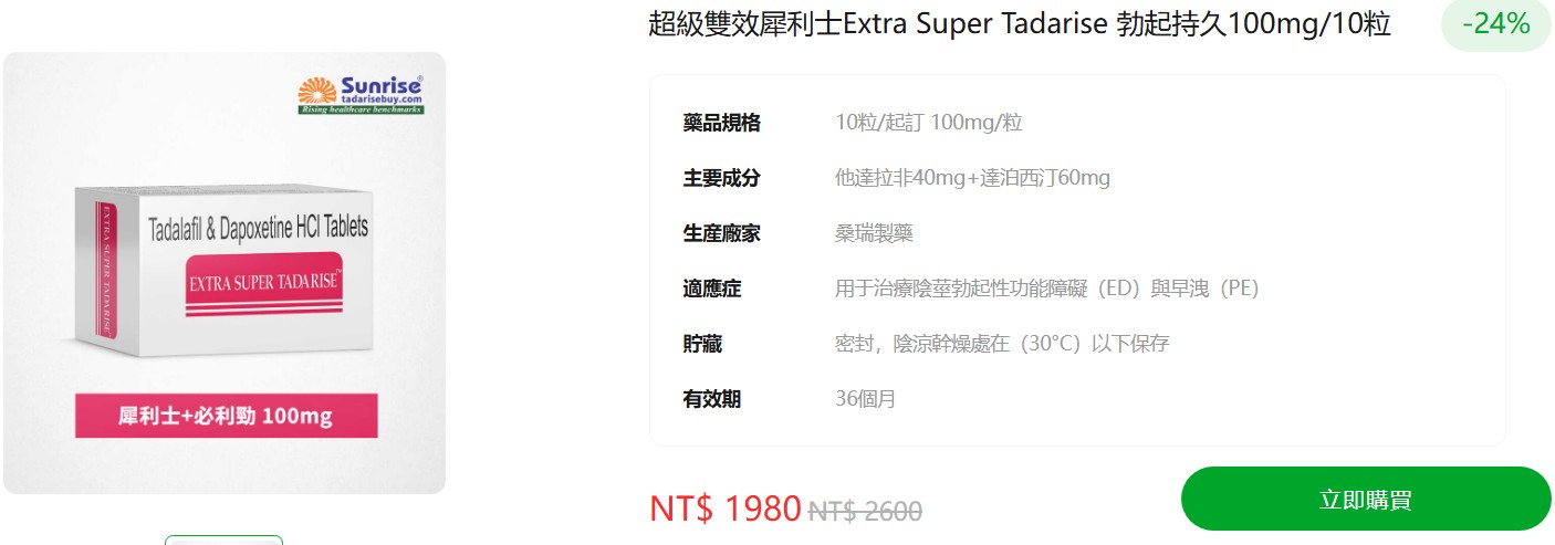 什麼是雙效犀利士? 什麼是雙效犀利士?